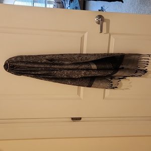 Grey Pashima scarf/wrap